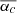 $ \overline{\alpha_c} $