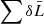 $ \sum \delta \bar{L} $