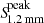 $ {S\!}_{\rm 1.2\,mm}^{\rm peak} $