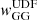 $ w_{\mathrm{GG}}^{\mathrm{UDF}} $