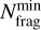${N_{{\rm{frag}}}^{\min }}$