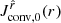 $ J_{\mathrm{conv},0}^{\hat{r}}(r) $
