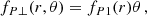$$ \begin{aligned} f_{P\perp }(r,\theta ) = f_{P1}(r)\theta \, , \end{aligned} $$