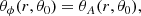 $$ \begin{aligned} \theta _{\phi }(r,\theta _{0}) = \theta _{A}(r,\theta _{0}), \end{aligned} $$