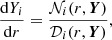 $$ \begin{aligned} \frac{\mathrm{d}Y_{i}}{\mathrm{d}r} = \dfrac{\mathcal{N} _{i}(r,\boldsymbol{Y})}{\mathcal{D} _{i}(r,\boldsymbol{Y})}, \end{aligned} $$
