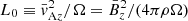 $ L_0 \equiv \bar{v}^2_{\mathrm{A}z}/\Omega = \bar{B}_z^2/(4\pi\rho\Omega) $