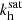 $ k_{\mathrm{h}}^{\mathrm{sat}} $