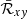 $ \bar{\mathcal{R}}_{xy} $