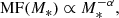 $$ \begin{aligned} \mathrm{MF}(M_*)\propto M_*^{-\alpha }, \end{aligned} $$