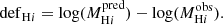 $$ \begin{aligned} \mathrm{def}_{\mathrm{H}i } = \log (M_{\mathrm{H}i }^\mathrm{pred}) - \log (M_{\mathrm{H}i }^\mathrm{obs}). \end{aligned} $$