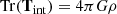 $$ \begin{aligned}&\mathrm {Tr}(\mathbf T _{\mathrm{int}}) = 4\pi G \rho \end{aligned} $$