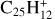 $\mathrm{C}_{25}\mathrm{H}_{12}^{+}$