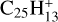 $\mathrm{C}_{25}\mathrm{H}_{13}^{+}$