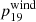 $ p_{19}^{\mathrm{wind}} $