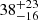 $ {38}_{-16}^{+23} $