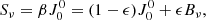 $$ \begin{aligned} S_\nu =\beta J_0^0 = (1-\epsilon ) J_0^0 + \epsilon B_\nu , \end{aligned} $$