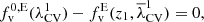 $$ \begin{aligned} f_{\rm v}^{0,\mathrm E}(\lambda _{\rm CV}^{1}) - f_{\rm v}^\mathrm{E}(z_{1},\overline{\lambda }_{\rm CV}^{1}) = 0 ,\end{aligned} $$