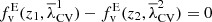 $$ \begin{aligned} f_{\rm v}^\mathrm{E}(z_{1},\overline{\lambda }_{\rm CV}^{1}) - f_{\rm v}^\mathrm{E}(z_{2},\overline{\lambda }_{\rm CV}^{2}) = 0 \end{aligned} $$
