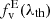 $ f_{\mathrm{v}}^{\mathrm{E}}(\lambda_{\mathrm{th}}) $