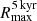 $ R_{\mathrm {max}}^{\mathrm {5\,kyr}} $