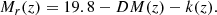 $$ \begin{aligned} M_r(z) = 19.8 - DM(z) - k(z). \end{aligned} $$