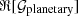$ \Re[ \mathcal{G}_{ \rm planetary}] $