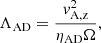 $$ \begin{aligned} \Lambda _{\mathrm{AD} }&= \frac{v_{\mathrm{A,z} }^{2}}{\eta _{\mathrm{AD} }\Omega },\end{aligned} $$