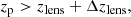 $$ \begin{aligned} z_{\rm p} > z_{\rm lens} +\Delta z_{\rm lens}, \end{aligned} $$