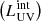 $ \left({L_{\mathrm{UV}}^{\mathrm{int}}}\right) $