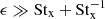 $ \epsilon \gg \mathrm{St}_{\mathrm{x}} + \mathrm{St}_{\mathrm{x}}^{-1} $