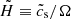 $ \tilde{H} \equiv \tilde{c}_{\mathrm{s}}/\Omega $