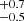 ${}^{+0.7}_{-0.5}$