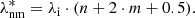$$ \begin{aligned} \lambda ^*_{\rm nm} = \lambda _{\rm i} \cdot (n+2\cdot m+0.5). \end{aligned} $$