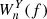 $ W_{n}^{Y}(f) $