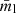 $ \bar{m}_{\mathrm{l}} $