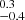 $ ^{0.3}_{-0.4} $