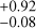 $^{+0.92}_{-0.08}$