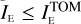${I_{\rm{E}}} \le I_{\rm{E}}^{{\rm{TOM}}}$