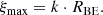 $$ \begin{aligned} \xi _{\rm max}=k \cdot R_{\rm BE}. \end{aligned} $$