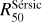$R_{50}^{{\rm{S\'e rsic}}}$