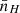 $ \bar {n}_{H} $