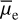$\mean{\mu}_{\rm e}$