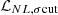 $ \mathcal{L}_{NL,\sigma \rm cut} $
