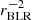 $ r_{\rm BLR}^{-2} $
