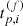 $ t^{(f)}_{p,i} $