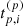 $ t^{(p)}_{p,i} $