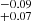 $ _{+0.07}^{-0.09} $