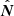 $ \hat{\boldsymbol{N}} $