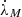 $ \dot{\lambda}_M $