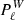 $ P_{\ell}^{W} $